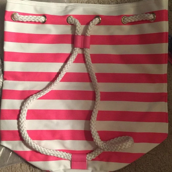 Large canvas Victoria’s Secret beach bag - Picture 2 of 3